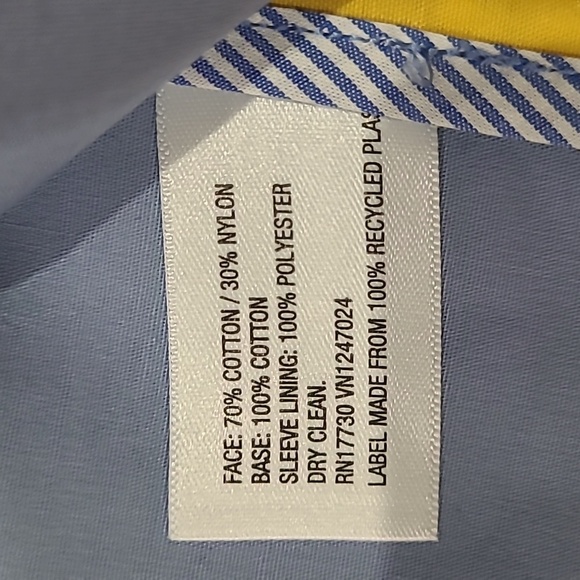 Isaac Mizrahi women's size small yellow thin cloth jacket - Picture 6 of 6